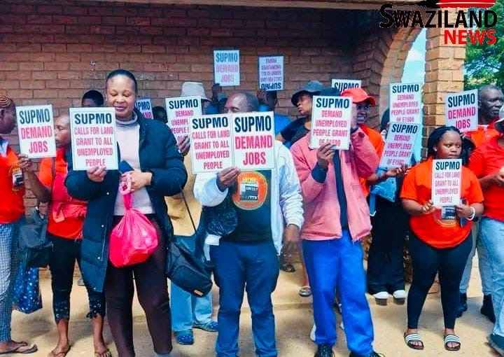 Swaziland Unemployed People’s Movement(SUPMO) members stage silent protests across the country amid scarcity of jobs in the tiny undemocratic Kingdom.