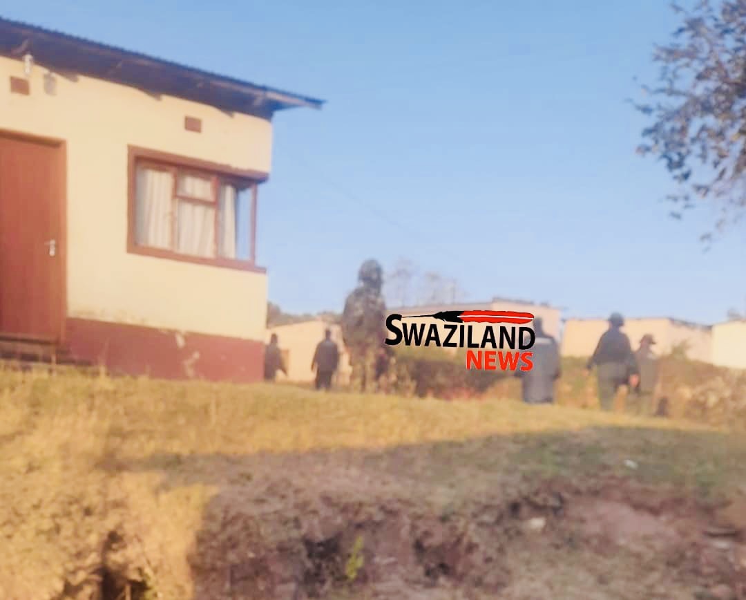 SEARCH FOR SOLIDARITY FORCES: Sive Siyinqaba Chairman Musa Nkambule raided by the police, army.