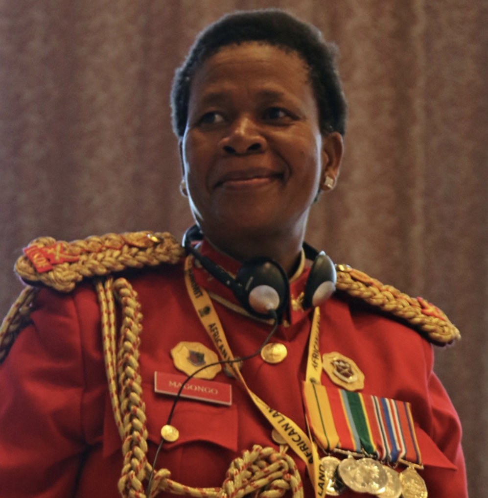  “Just because I’m a woman” as qualifying Lieutenant General Thembeni Magongo sidelined.