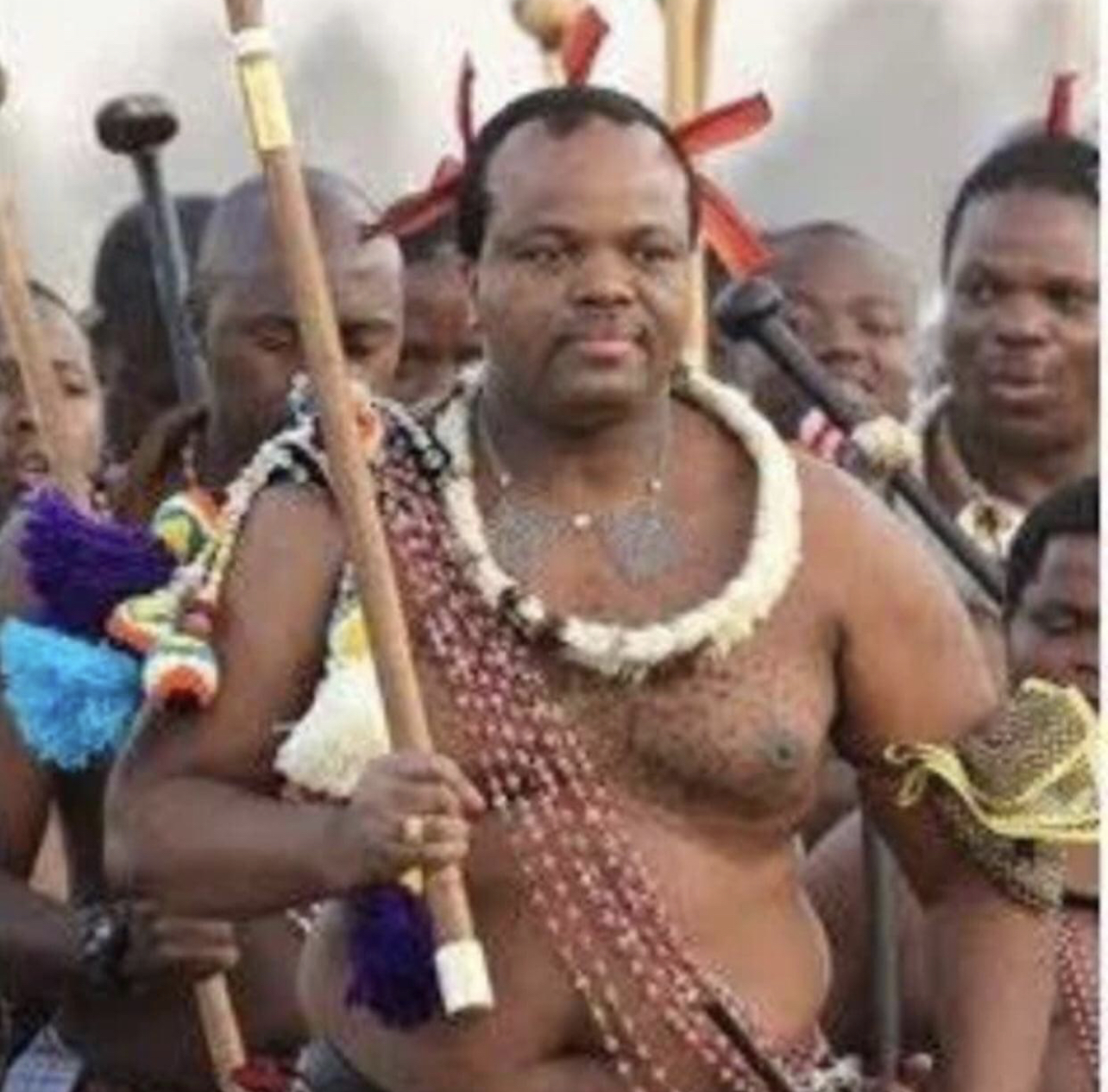   A billionaire King who wants eSwatini workers to earn R1,100.00 per month, what a shame!.