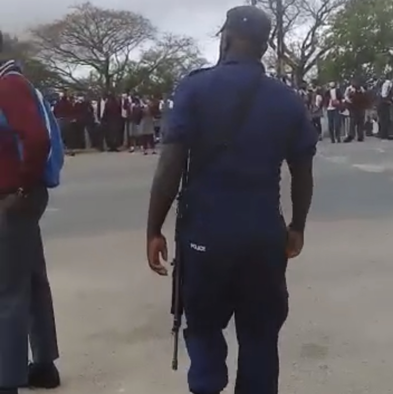 ESWATINI UNREST: Mswati deploys armed soldiers, police to shoot children in various schools.