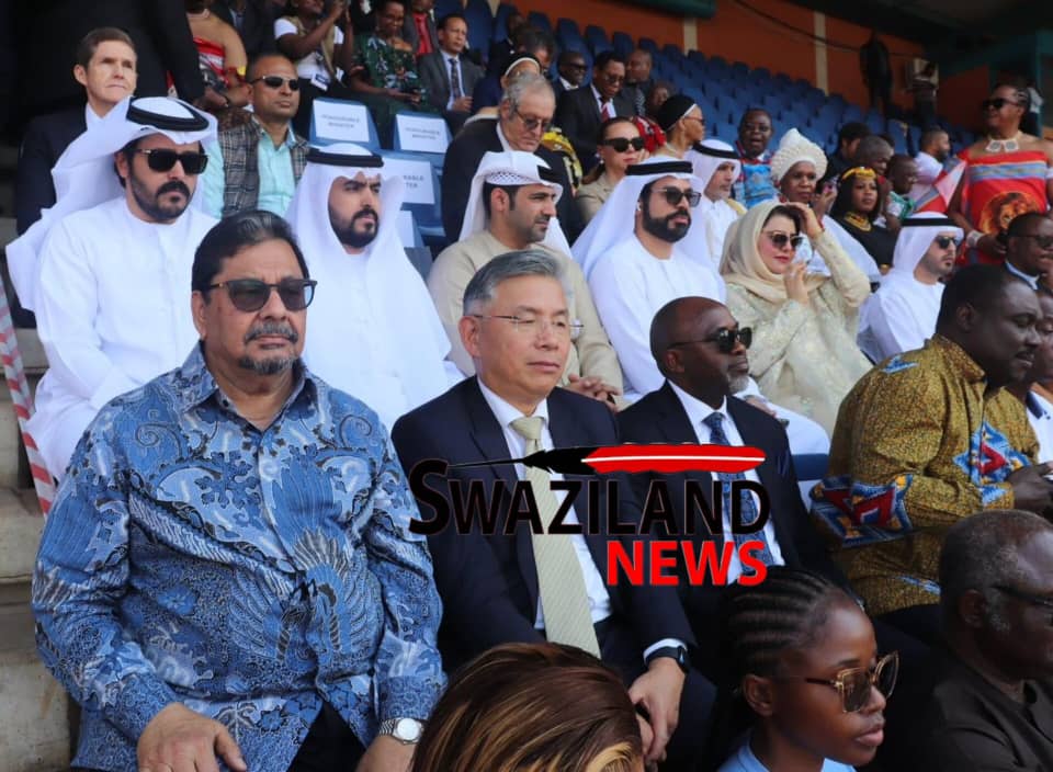 United Nations(UN) Eswatini Resident Coordinator George Wachira and other diplomats among Trade Fair guests.