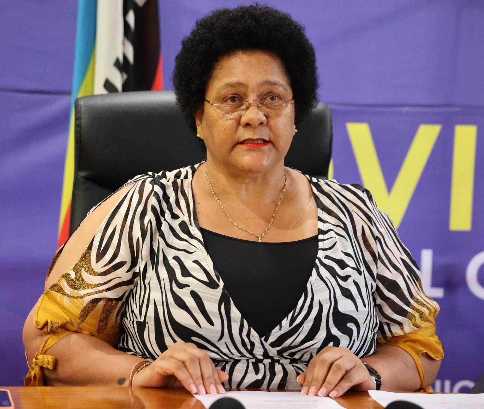 Education Minister Lady Howard-Mabuza announces date for exams.