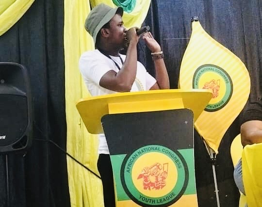 “Everything is collapsing in eSwatini except for King Mswati’s Palaces”, PUDEMO Youth League President Sakhile Awviva Nxumalo addresses ANC Youth League 13th Mphumalanga Provincial Congress.