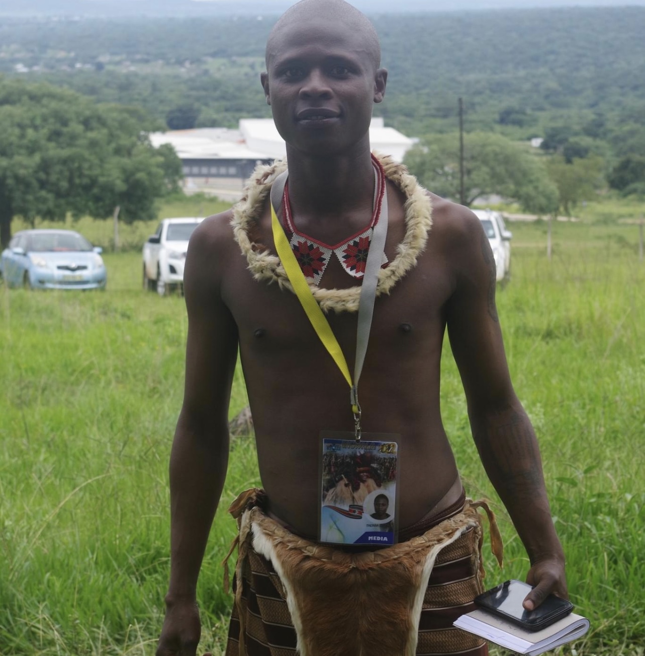 Eswatini journalists covering Incwala forced to wear traditional attire.
