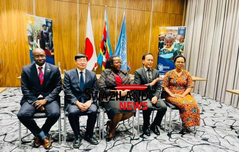 Eswatini signs R25.4million agreement with Japan to end hunger, World Food Program(WFP) Country Director Deepak Shah says over 30 000 children to benefit.