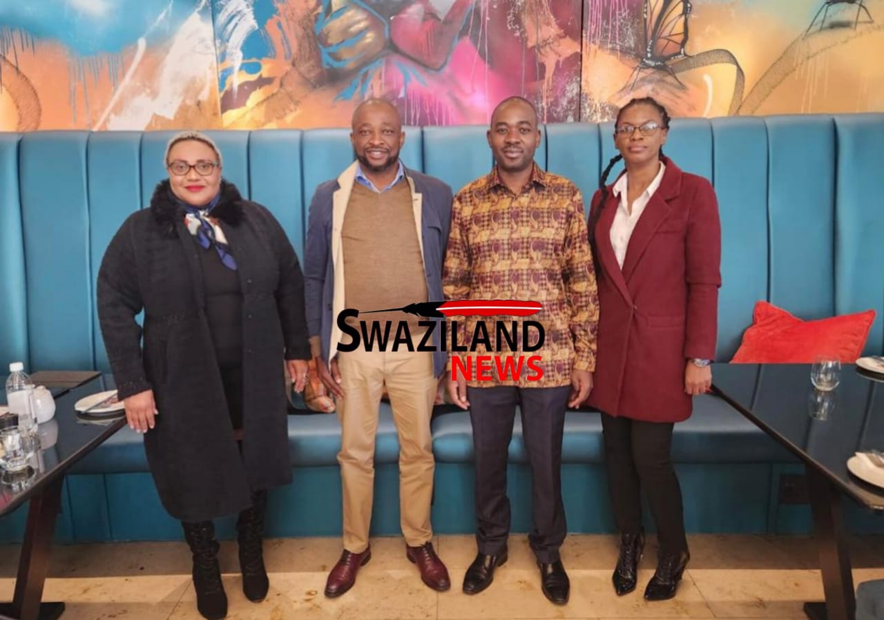  PUDEMO President Mlungisi Makhanya meets Zimbabwe Presidential Candidate Advocate Nelson Chamisa.