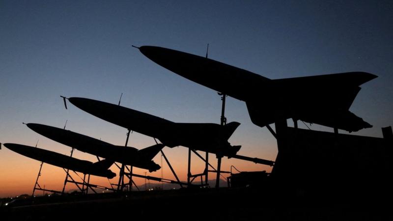 BBC:Iran launches drone attack at Israel.