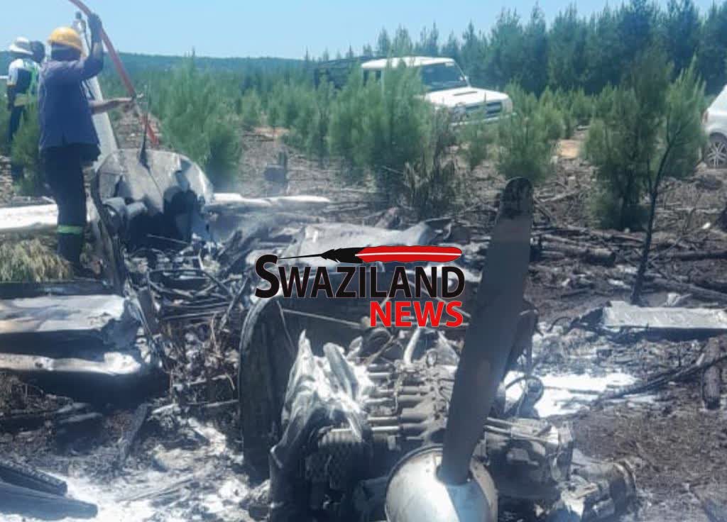 Civil Aviation, Fire and police officers rush to Montingy forests after plane crash, an investigation to be launched to determine cause.