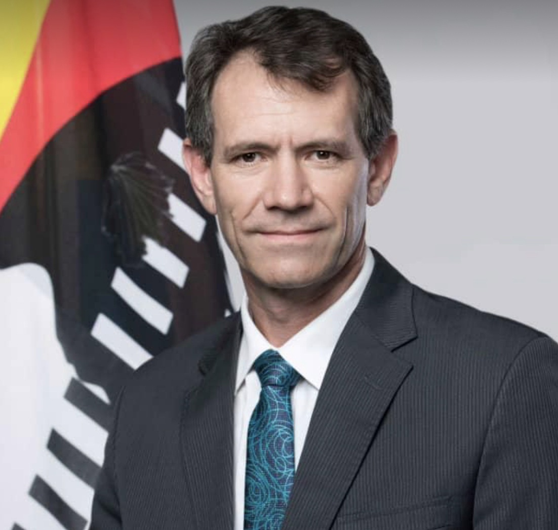 Finance Minister Neal Rijikernberg, a capitalist political thief who opposes democracy for personal gain.