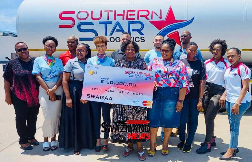 CORPORATE SOCIAL RESPONSIBILY(CSR):Southern Star donates R50,000.00 to SWAGAA to fight Gender Based Violence(GBV),Managing Director Wayne Lovendale says women empowerment part of company policy.