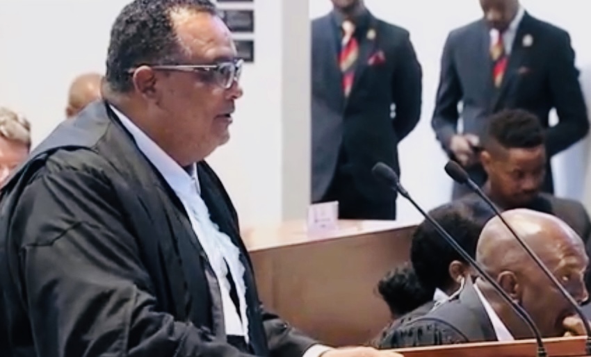 Senior Advocate Myron Dewrance representing editor and Swaziland News expresses readiness for King Mswati and Government’s application for leave to appeal, legal costs to increase to more millions should Eswatini lose again.