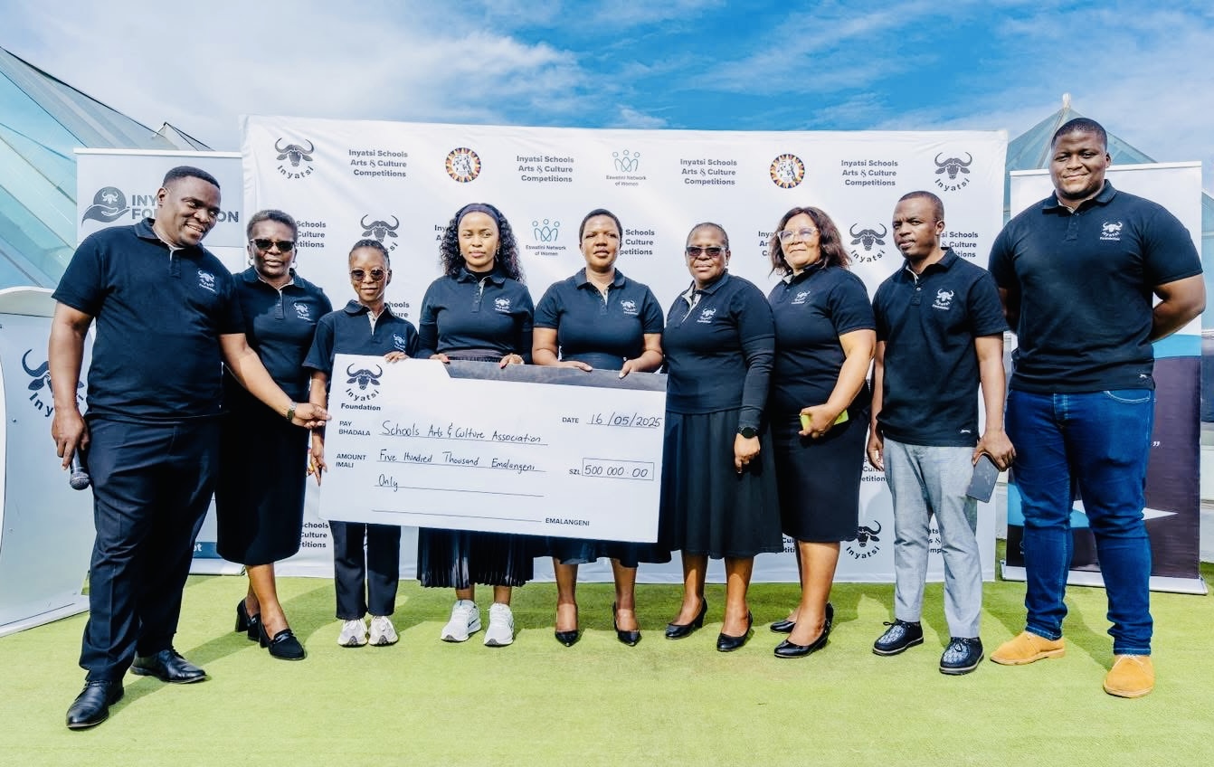 Inyatsi Foundation donates R500,000.00 in support of Schools Arts and Culture Competitions 2025