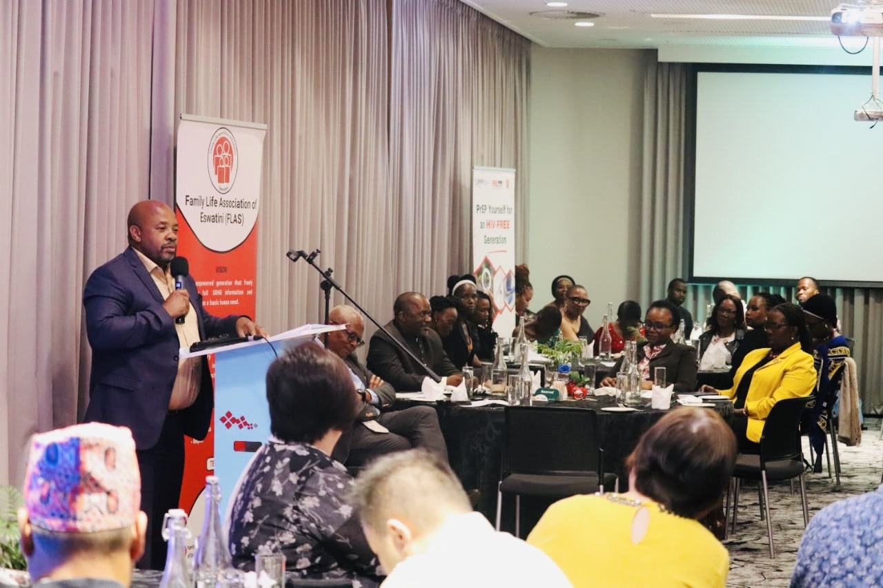 Health Minister Mduduzi Matsebula graces FLAS stakeholder engagement meeting, applauds improvement on reproductive health.